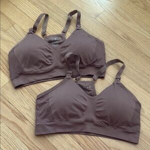 Kindred Bravely nursing and pumping sport Bras (x2)